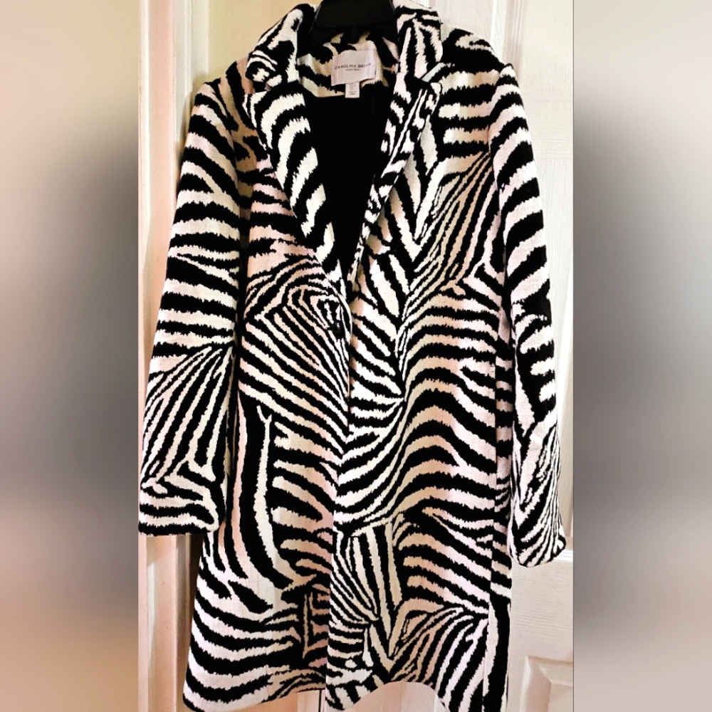 Stylish Zebra Print Women's Jacket